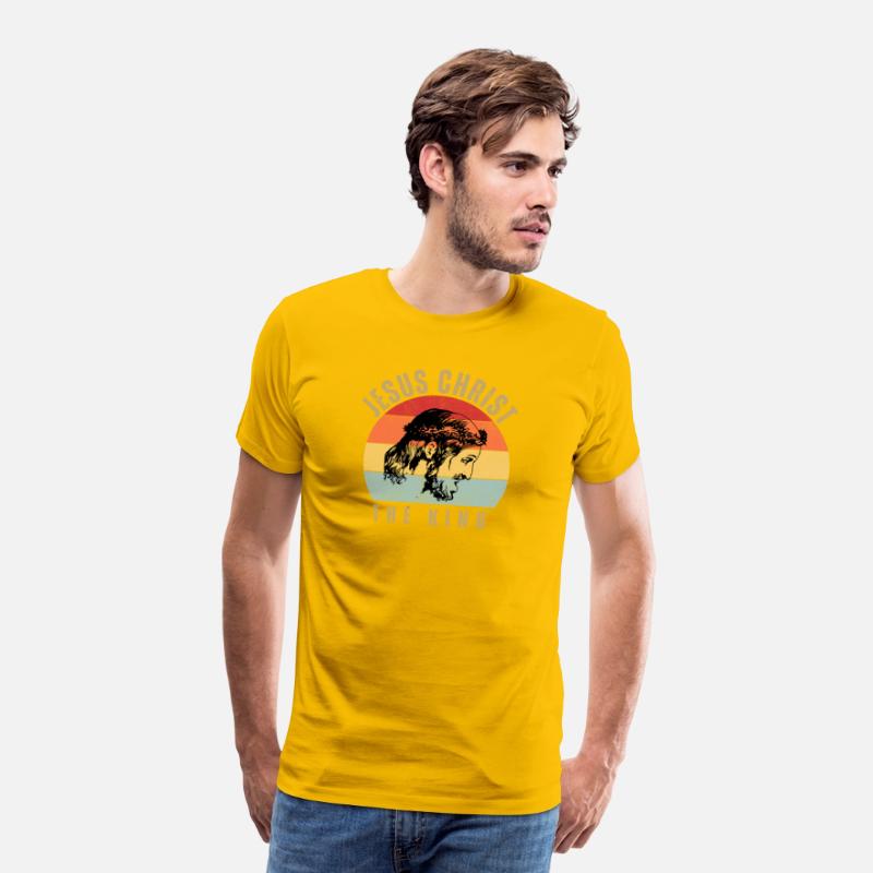 JESUS CHRIST THE KING RETRO DESIGN