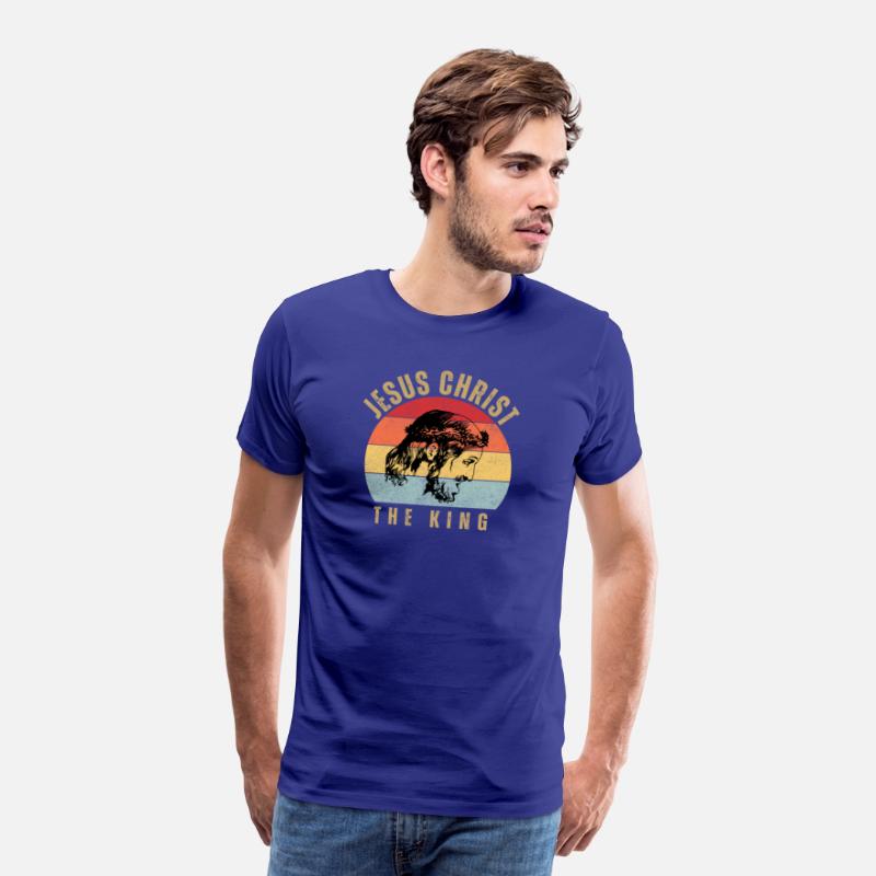 JESUS CHRIST THE KING RETRO DESIGN