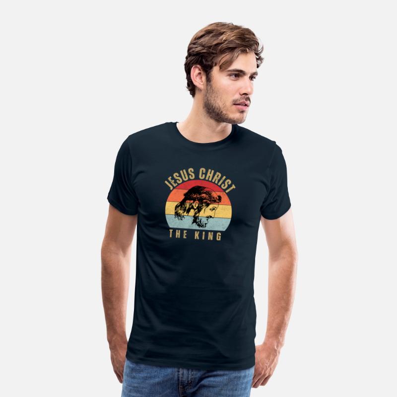 JESUS CHRIST THE KING RETRO DESIGN