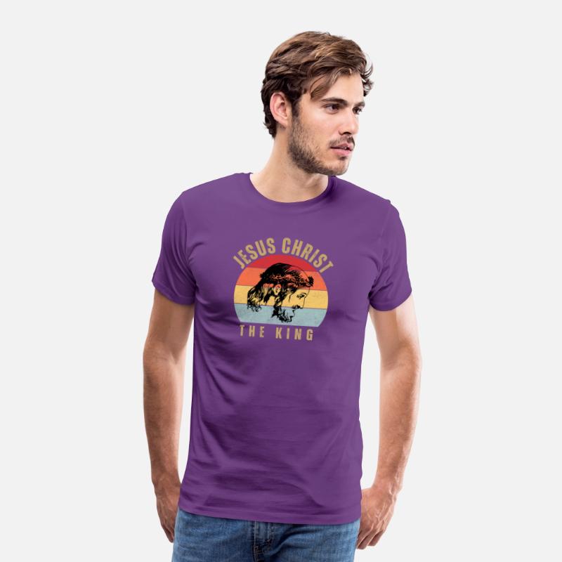 JESUS CHRIST THE KING RETRO DESIGN