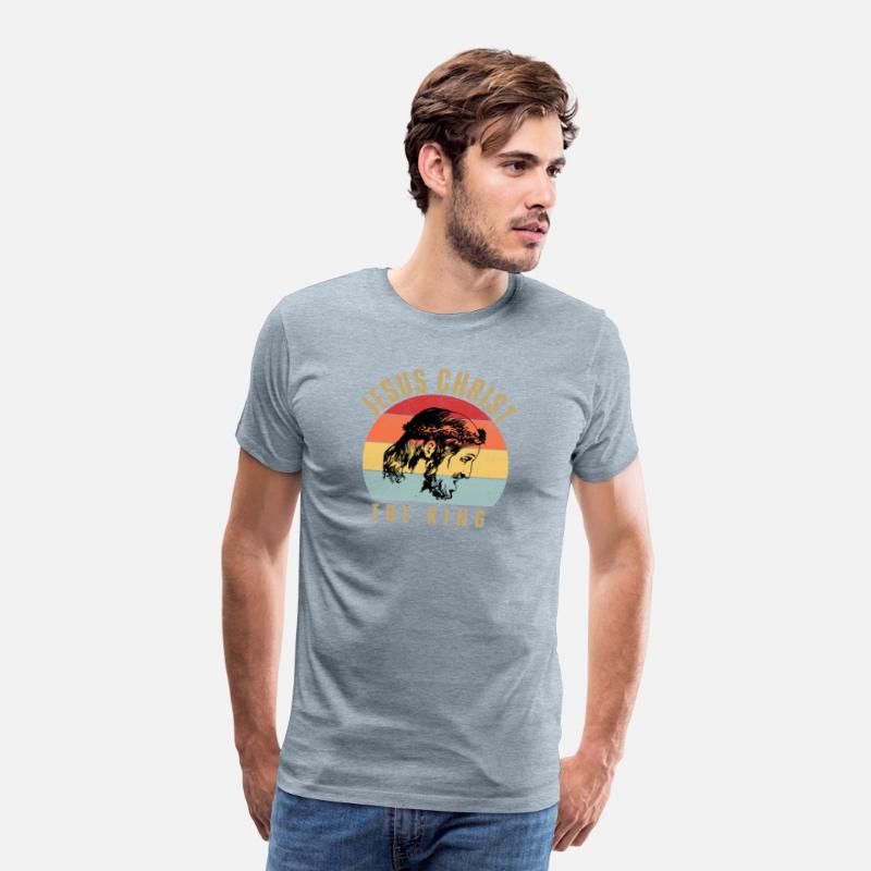 JESUS CHRIST THE KING RETRO DESIGN