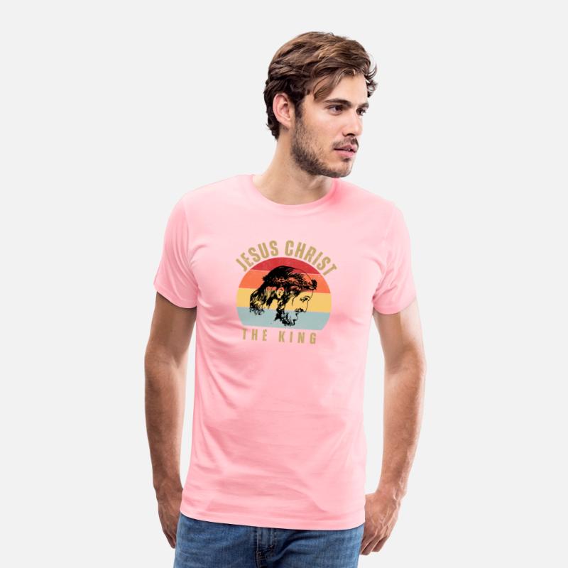 JESUS CHRIST THE KING RETRO DESIGN