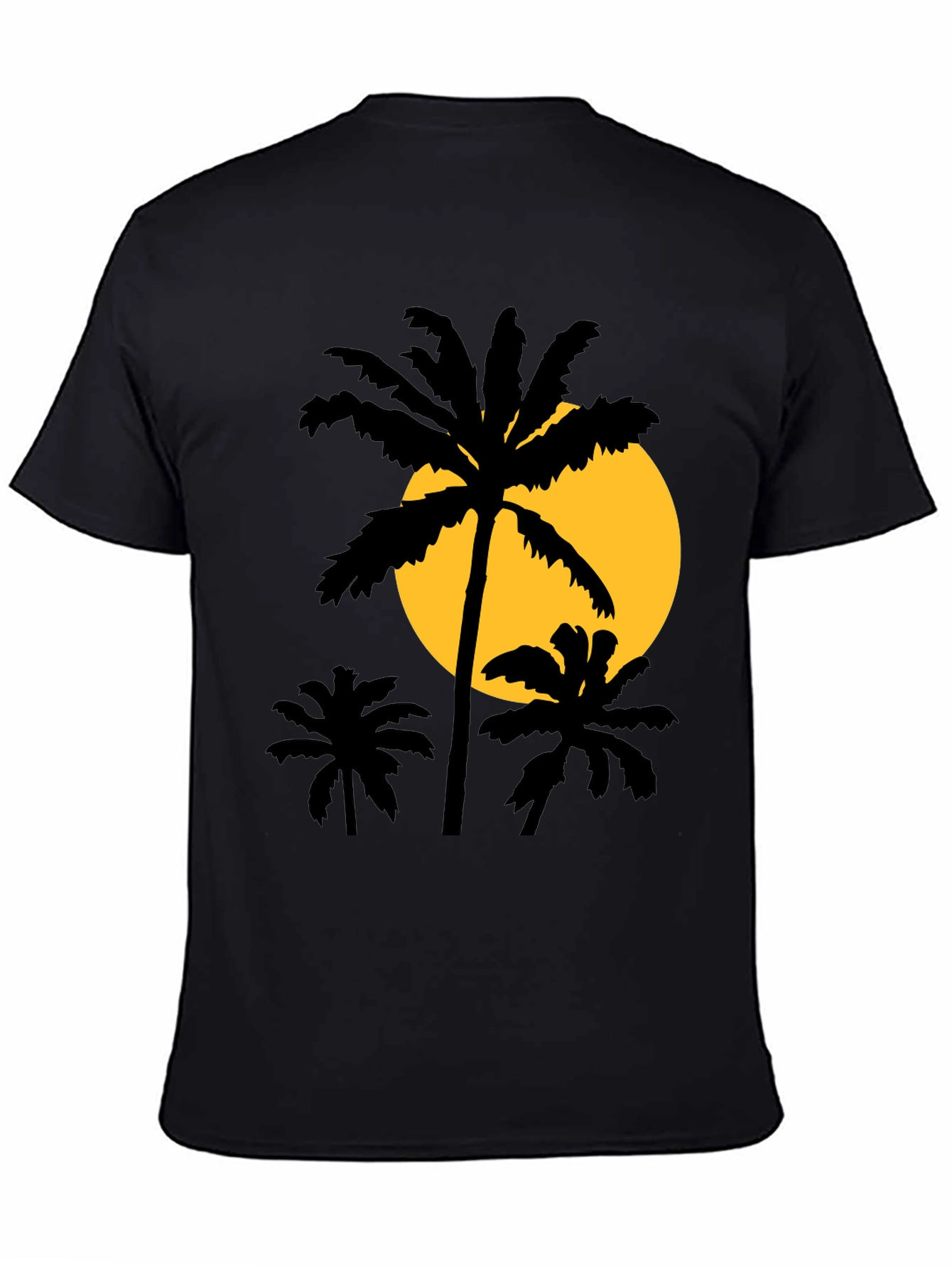 Palm Tree Sunset Graphic T-Shirt