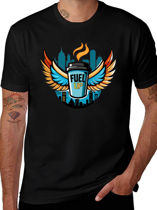 Fuel Up Graphic T-Shirt - Black