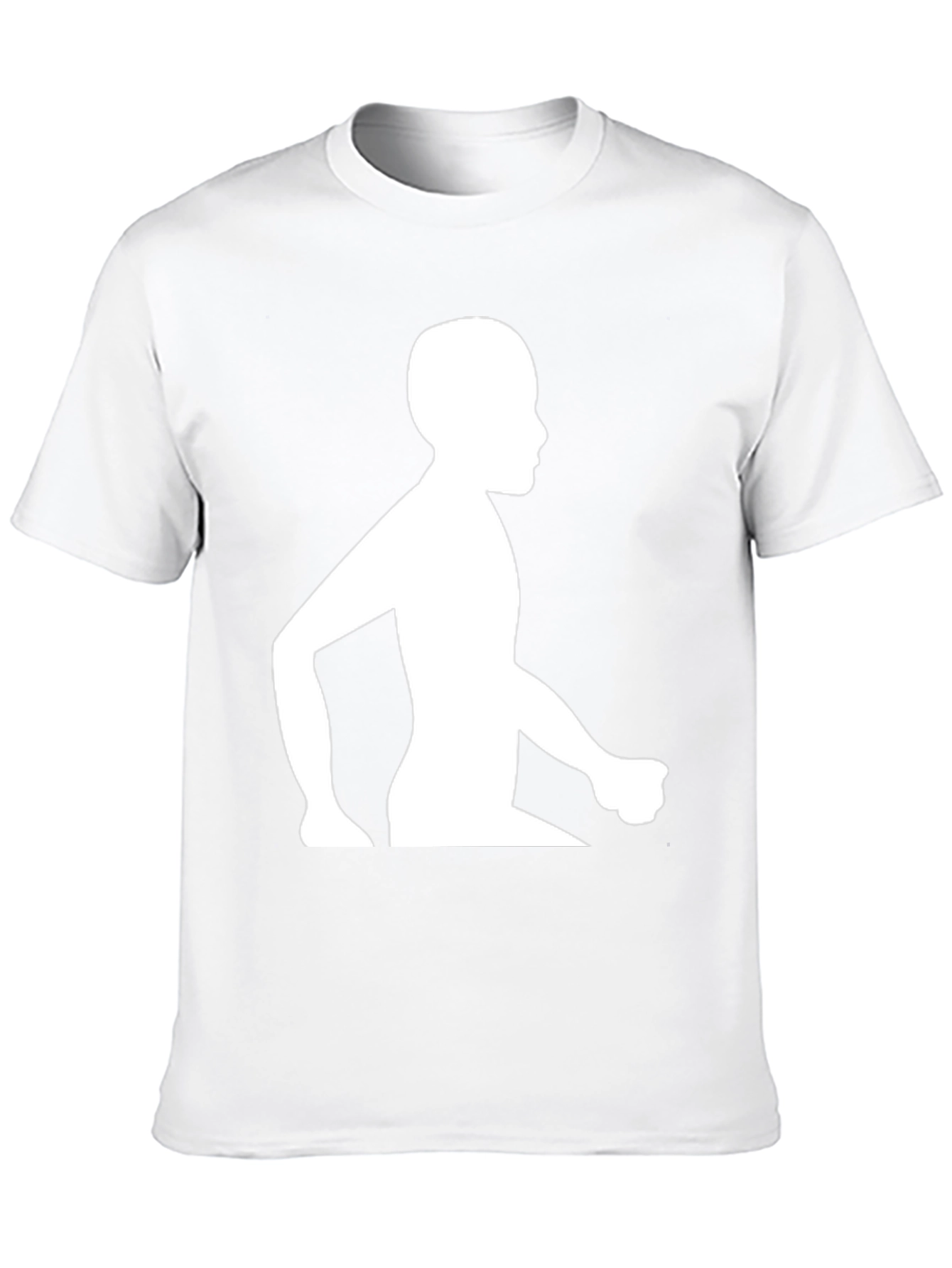 Silhouette Graphic Tee - Black Cotton Blend