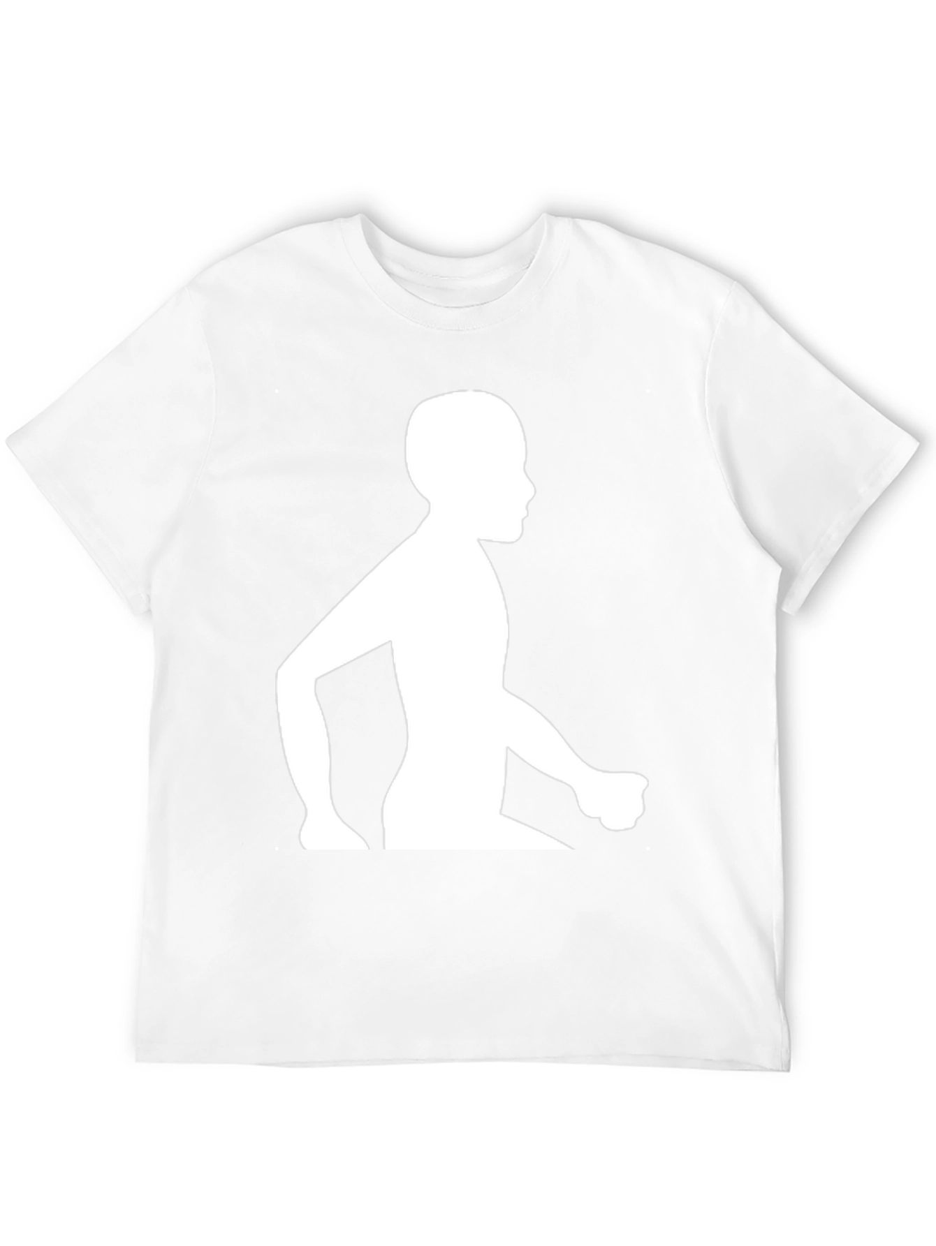 Silhouette Graphic Tee - Black Cotton Blend