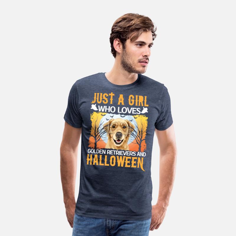 Just A Girl Who Loves Golden Retrievers And Hallow