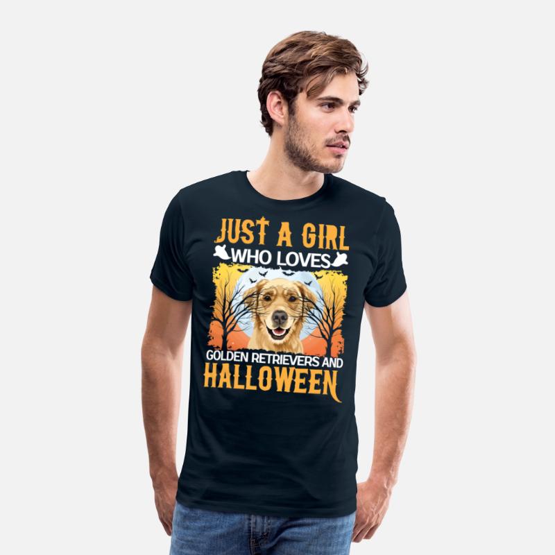 Just A Girl Who Loves Golden Retrievers And Hallow