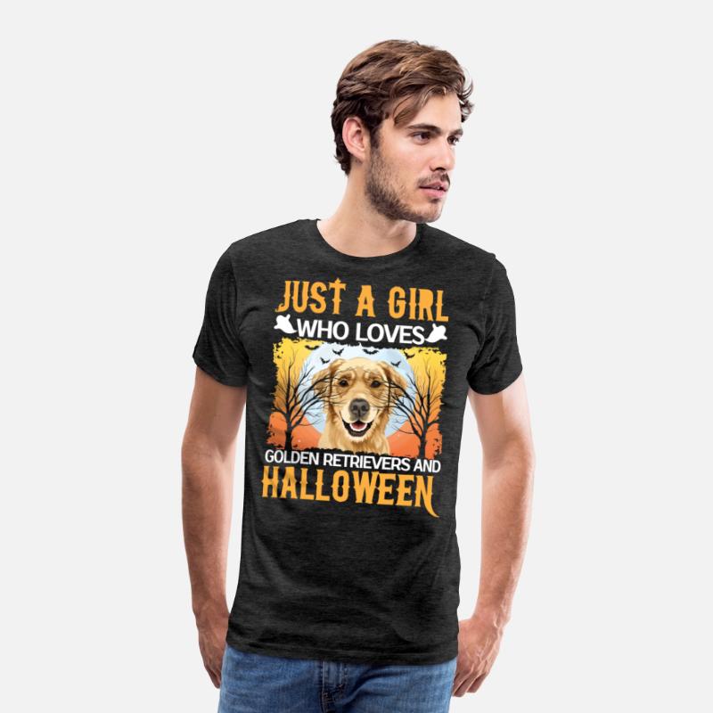 Just A Girl Who Loves Golden Retrievers And Hallow