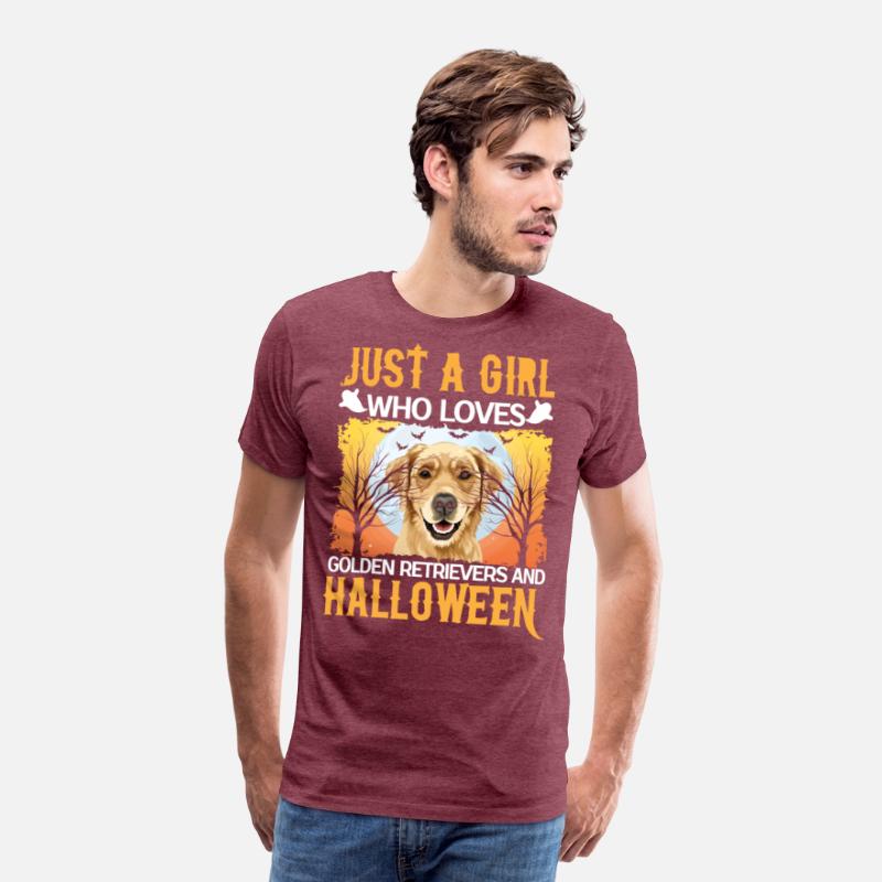 Just A Girl Who Loves Golden Retrievers And Hallow