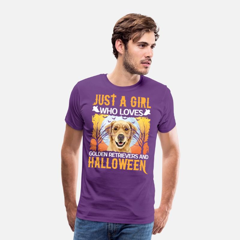 Just A Girl Who Loves Golden Retrievers And Hallow