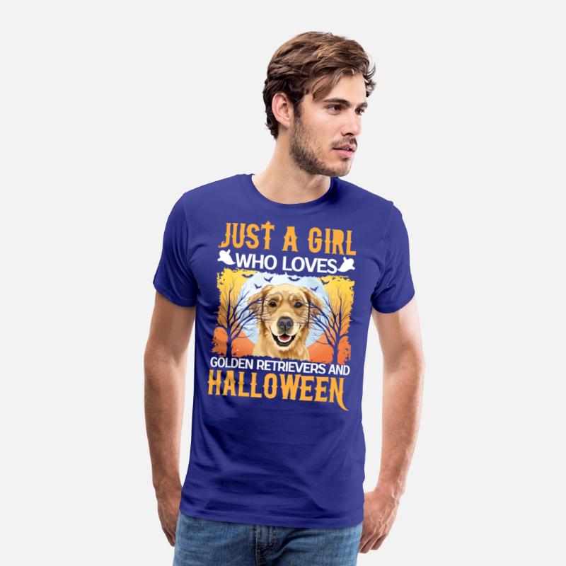 Just A Girl Who Loves Golden Retrievers And Hallow