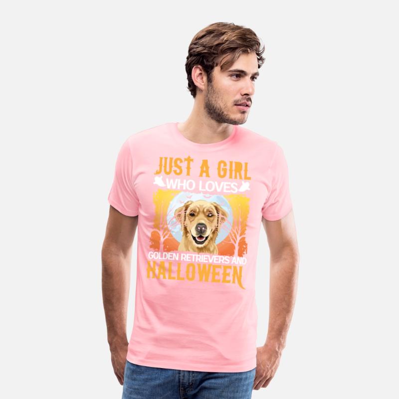 Just A Girl Who Loves Golden Retrievers And Hallow