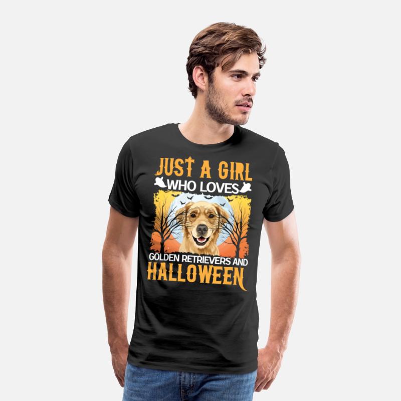 Just A Girl Who Loves Golden Retrievers And Hallow
