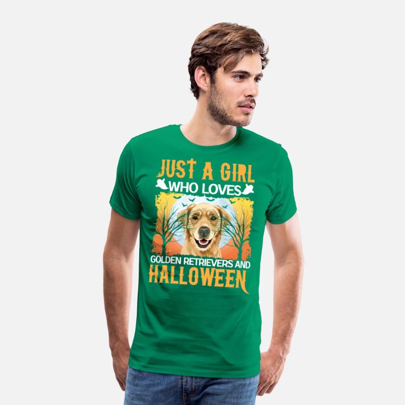 Just A Girl Who Loves Golden Retrievers And Hallow