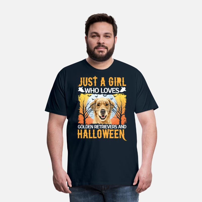 Just A Girl Who Loves Golden Retrievers And Hallow