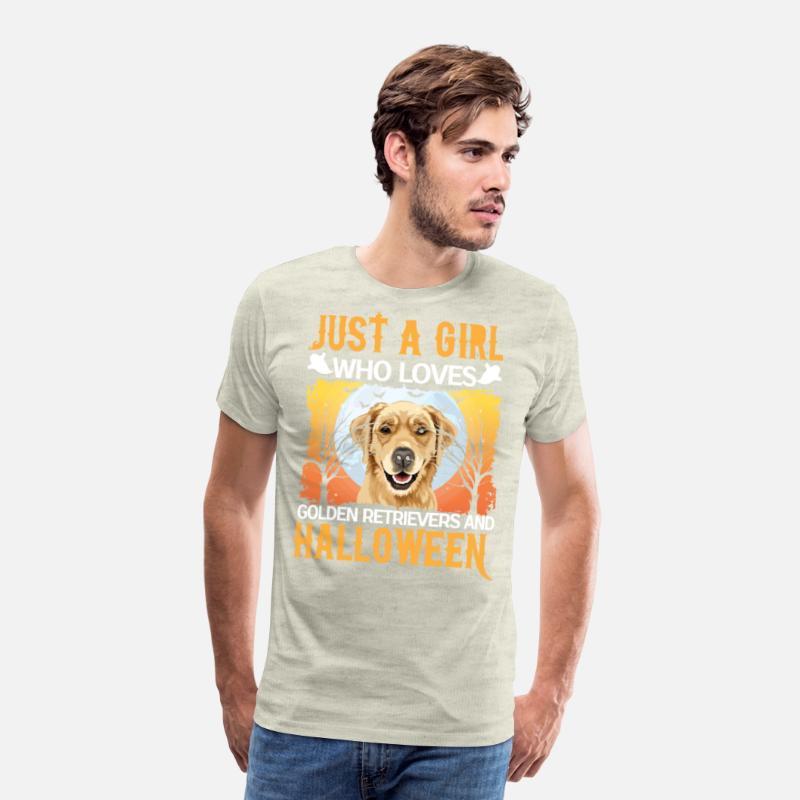 Just A Girl Who Loves Golden Retrievers And Hallow