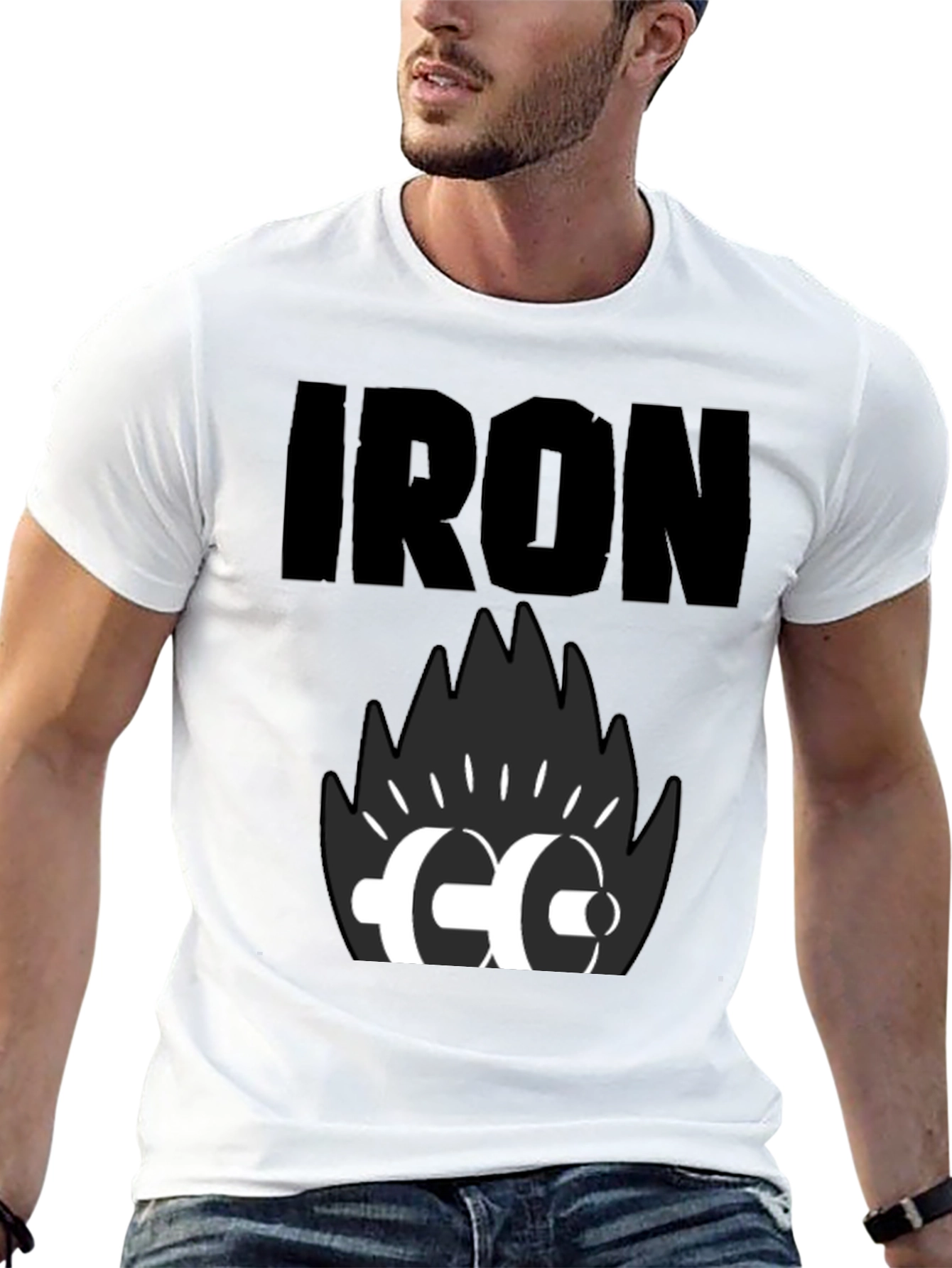 Iron Weightlifting Graphic Tee