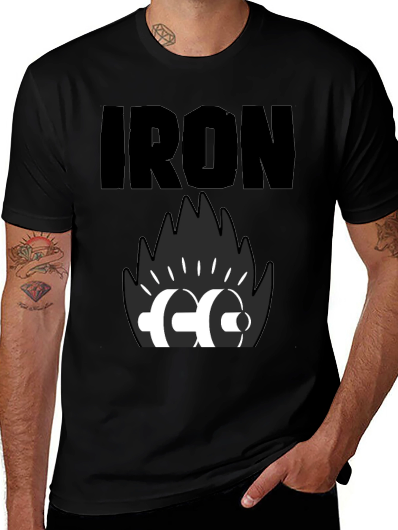 Iron Weightlifting Graphic Tee