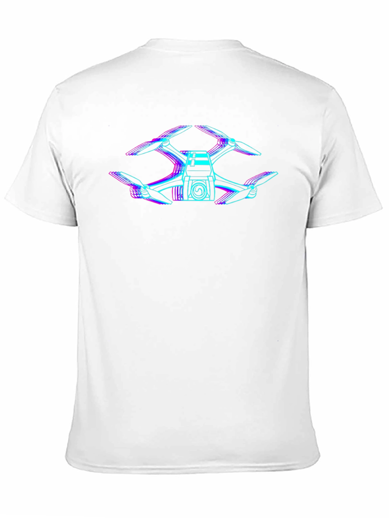 Drone Graphic Black T-Shirt