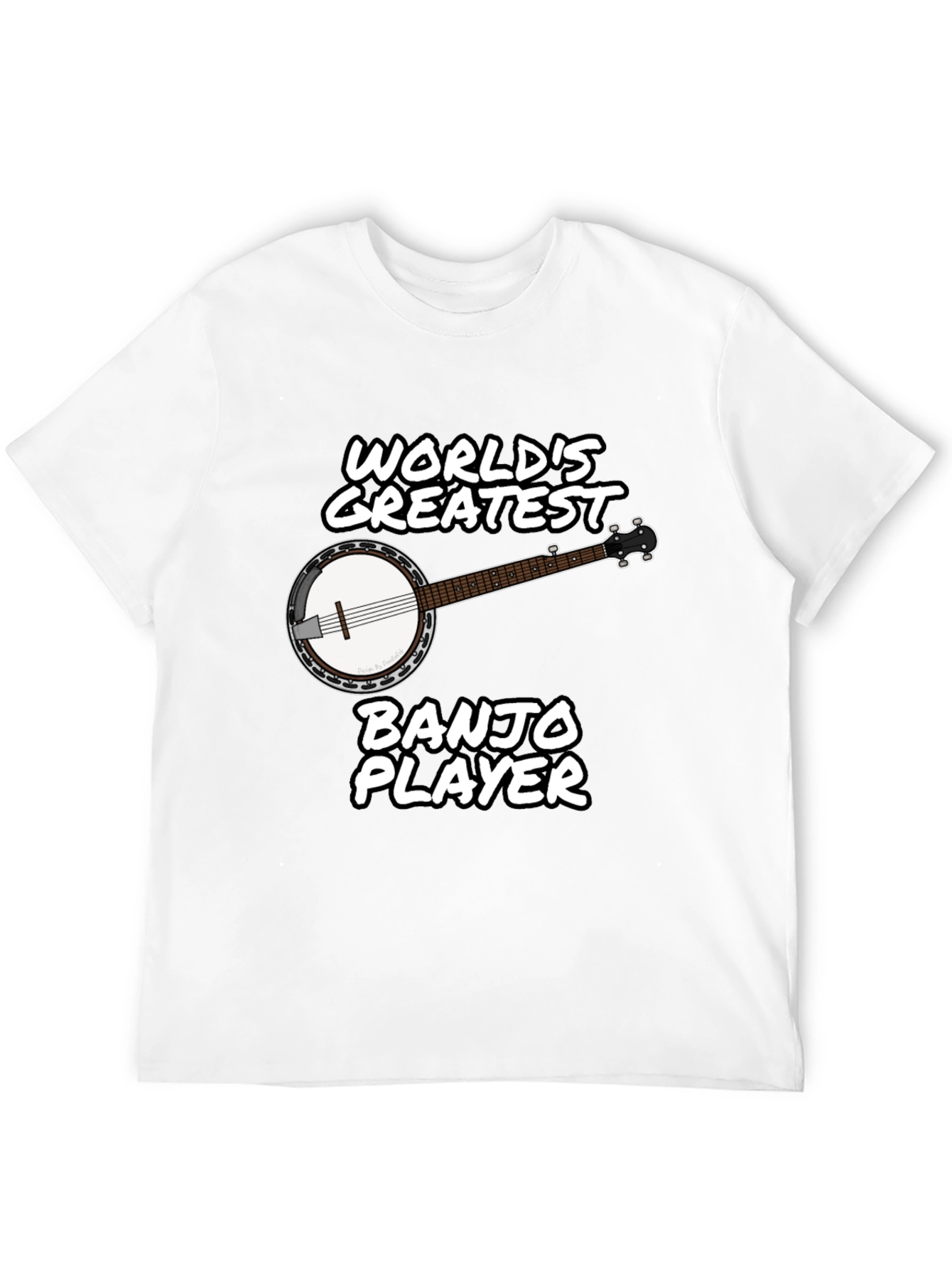 Worlds Greatest Banjo Player Graphic T-Shirt