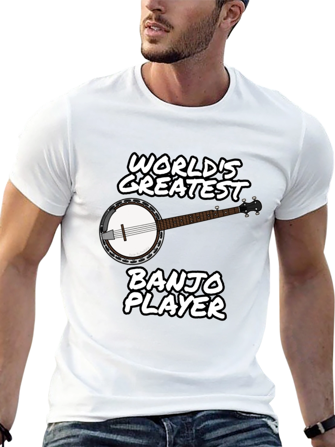 Worlds Greatest Banjo Player Graphic T-Shirt