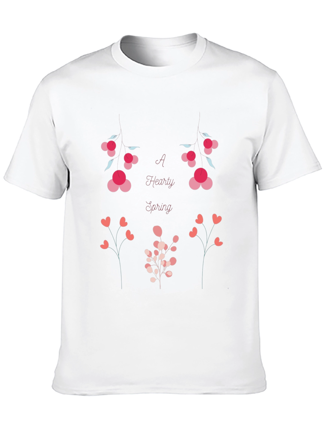 Hearty Spring Graphic T-Shirt - Black