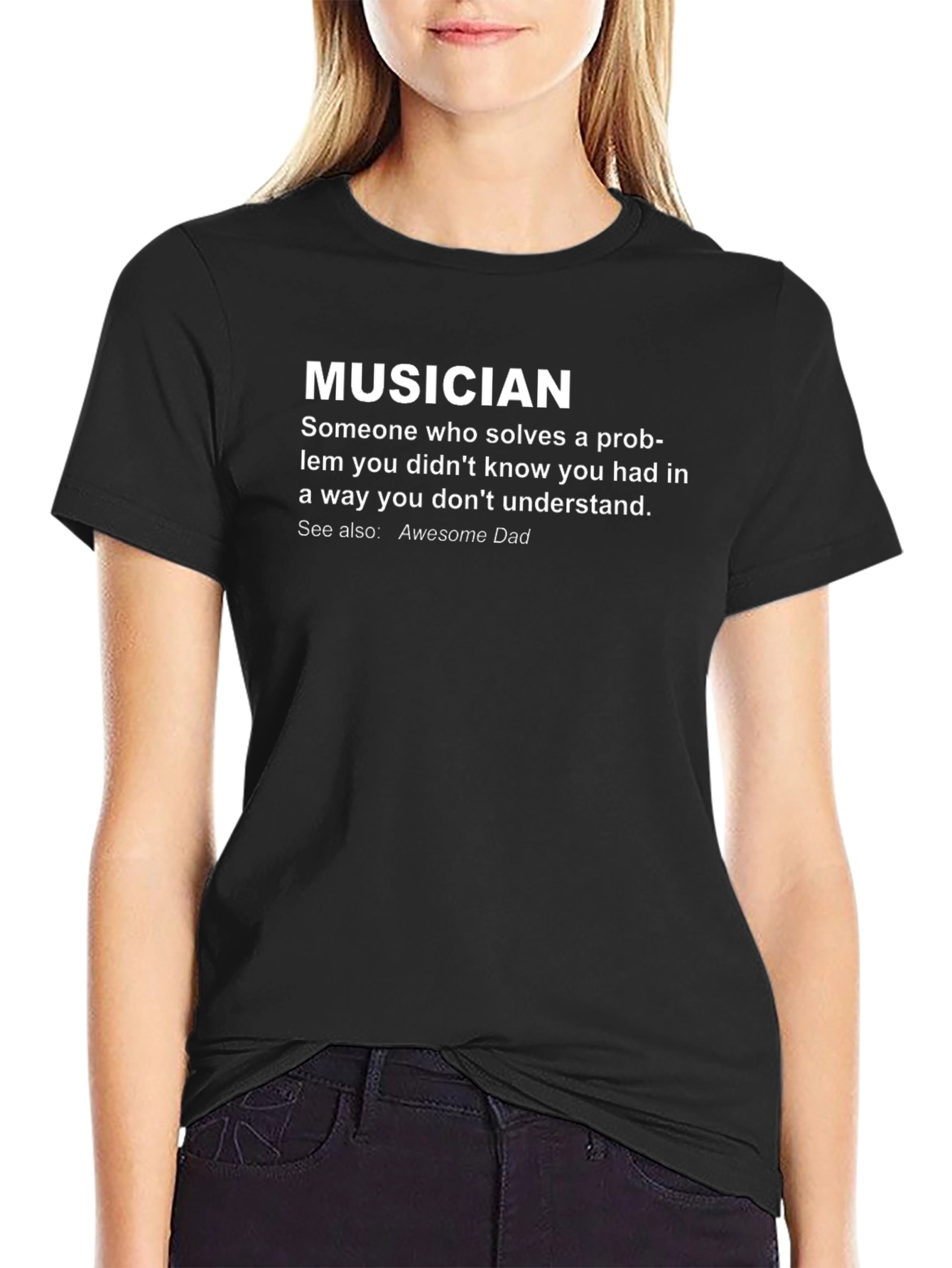 Musician Definition T-Shirt - Awesome Dad Gift