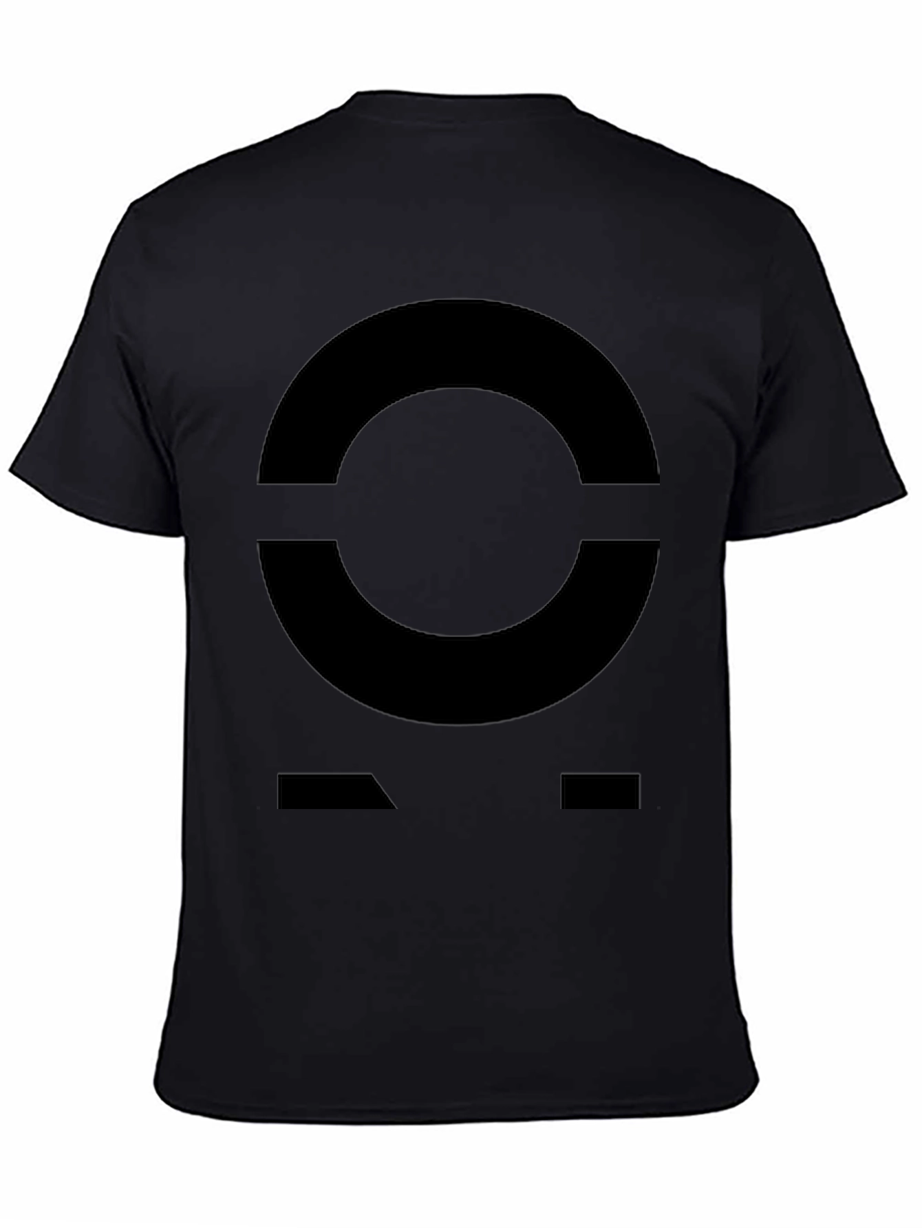 Abstract Graphic Print T-Shirt - Modern Black Tee