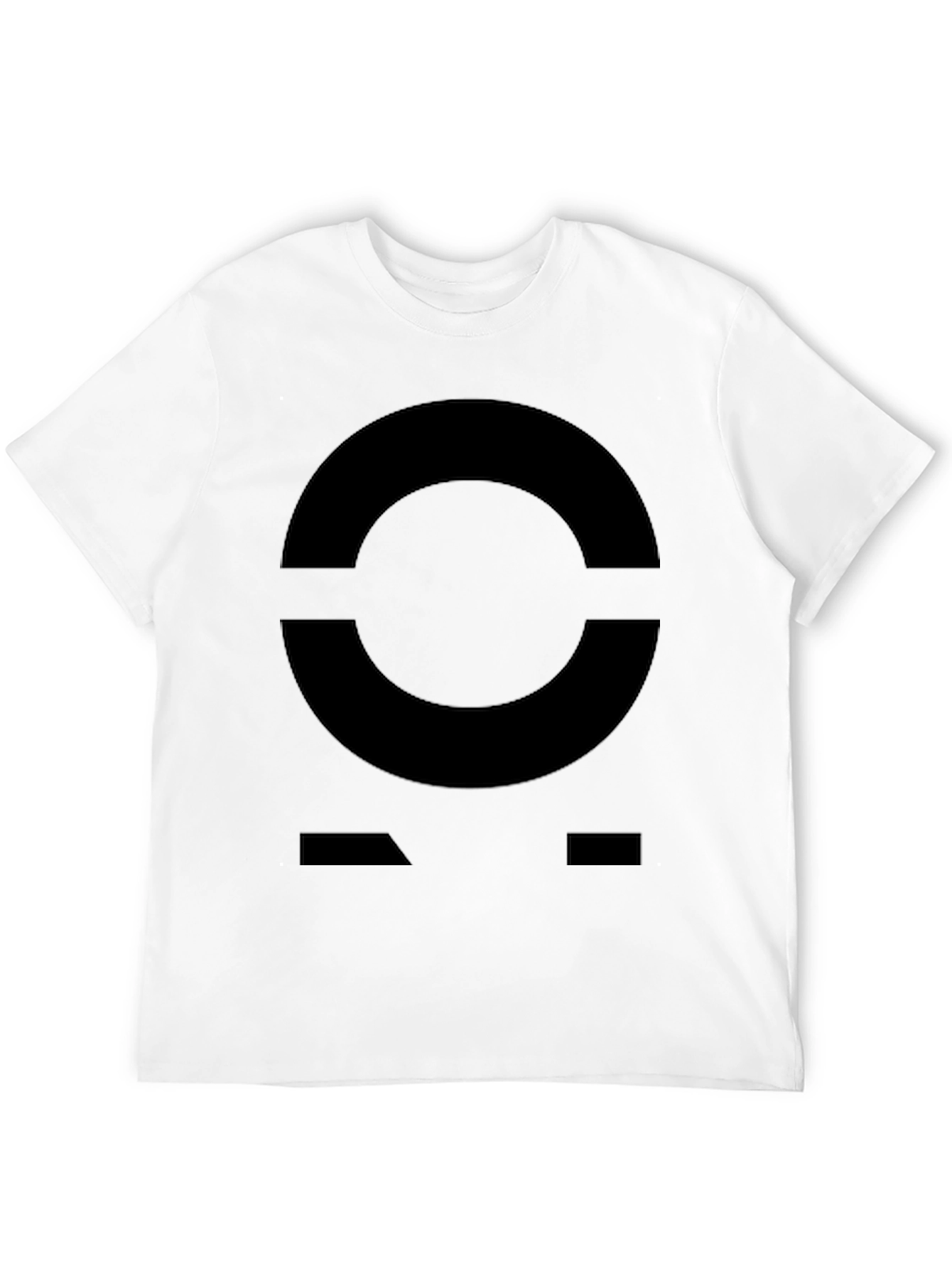 Abstract Graphic Print T-Shirt - Modern Black Tee