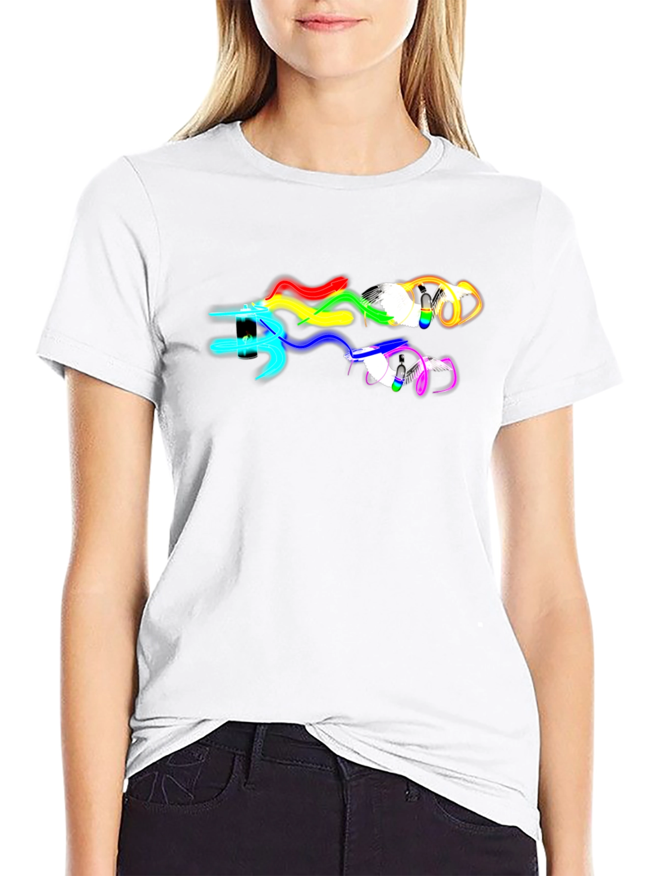 Rainbow Paint Spray Can T-Shirt