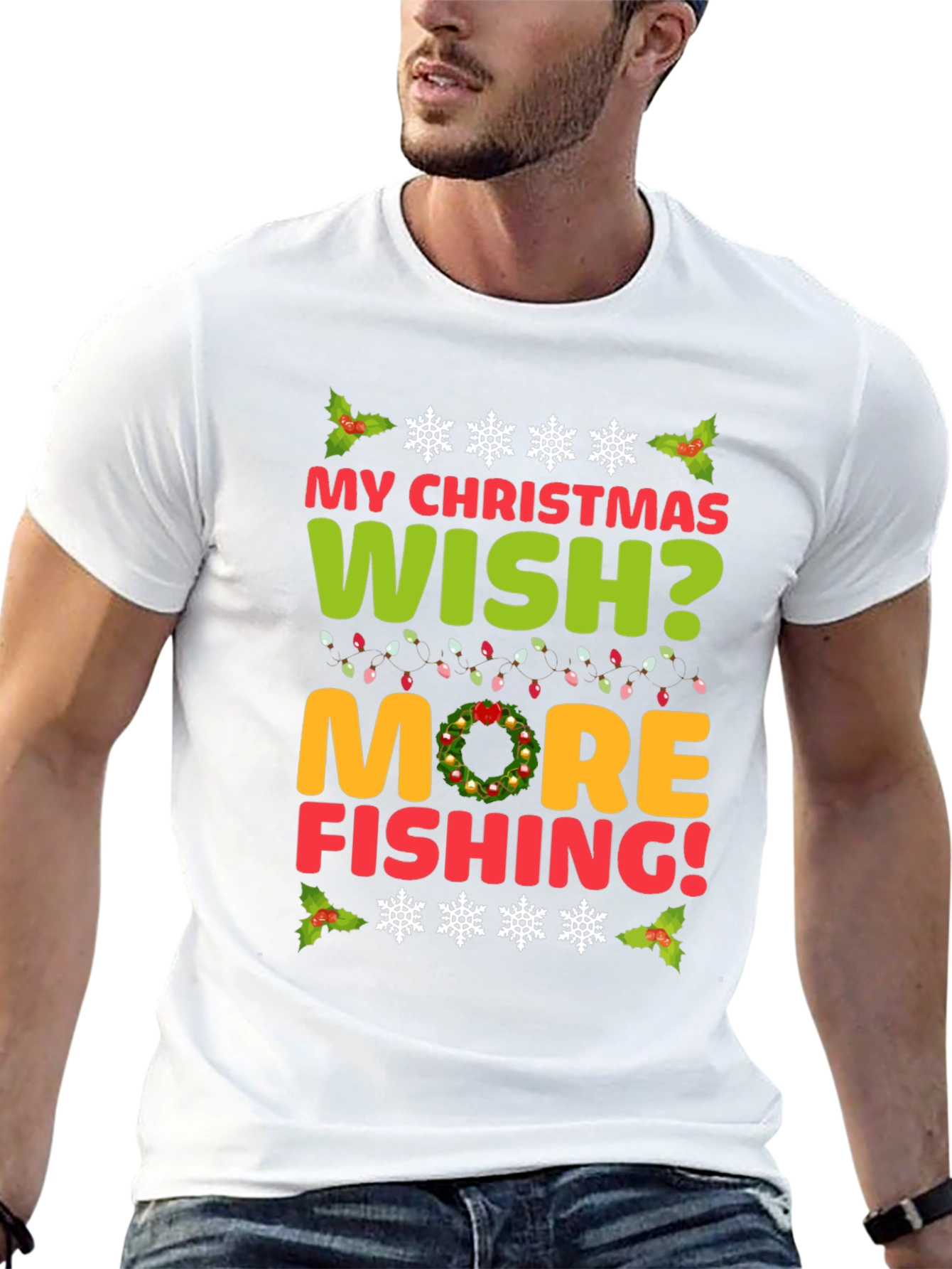 Christmas Wish Fishing T-Shirt