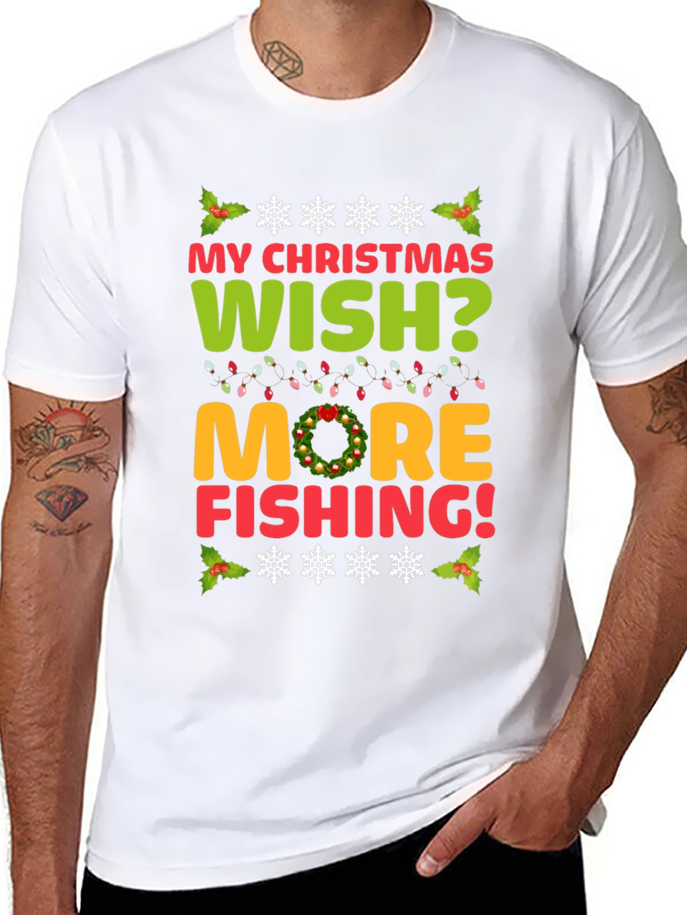 Christmas Wish Fishing T-Shirt