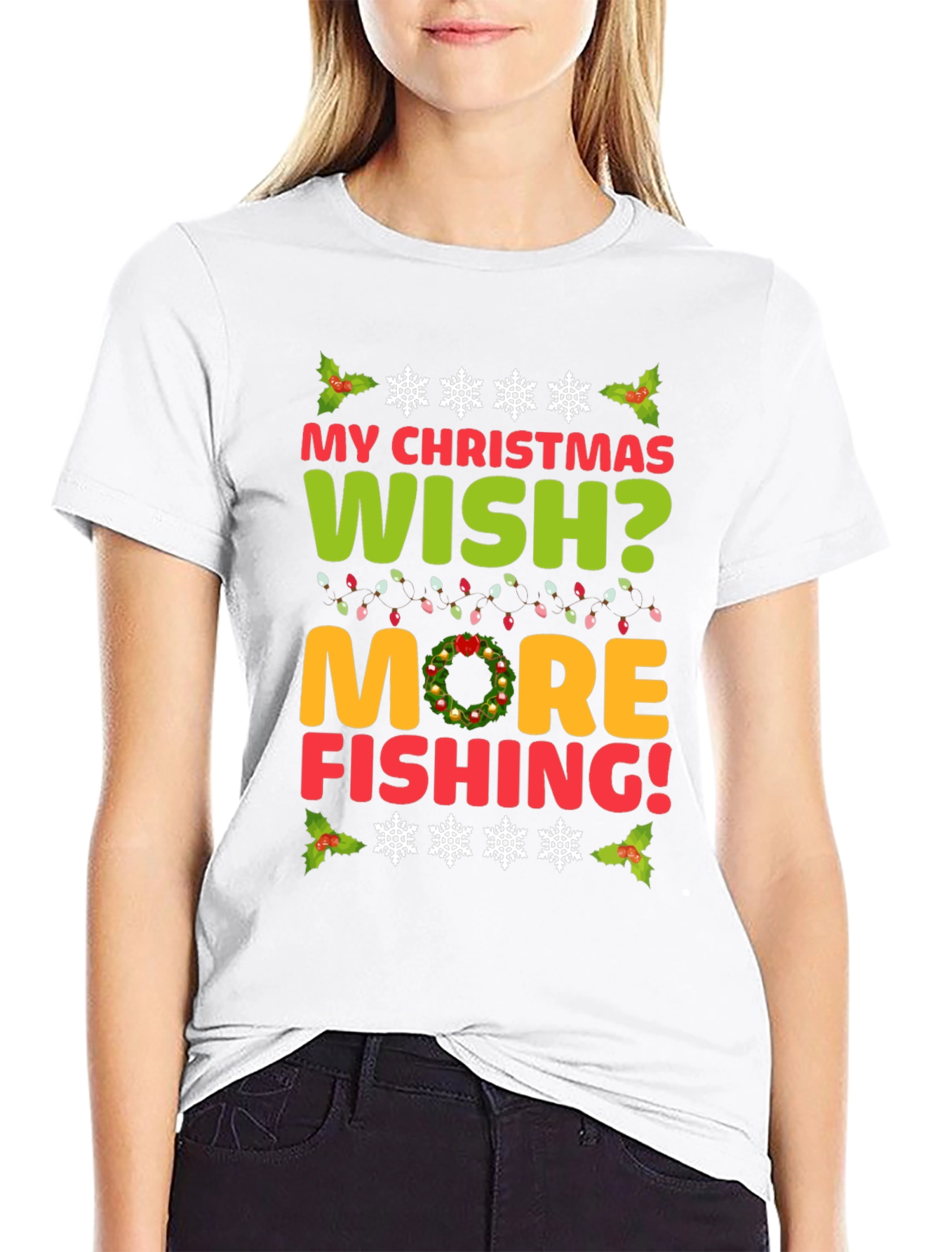 Christmas Wish Fishing T-Shirt