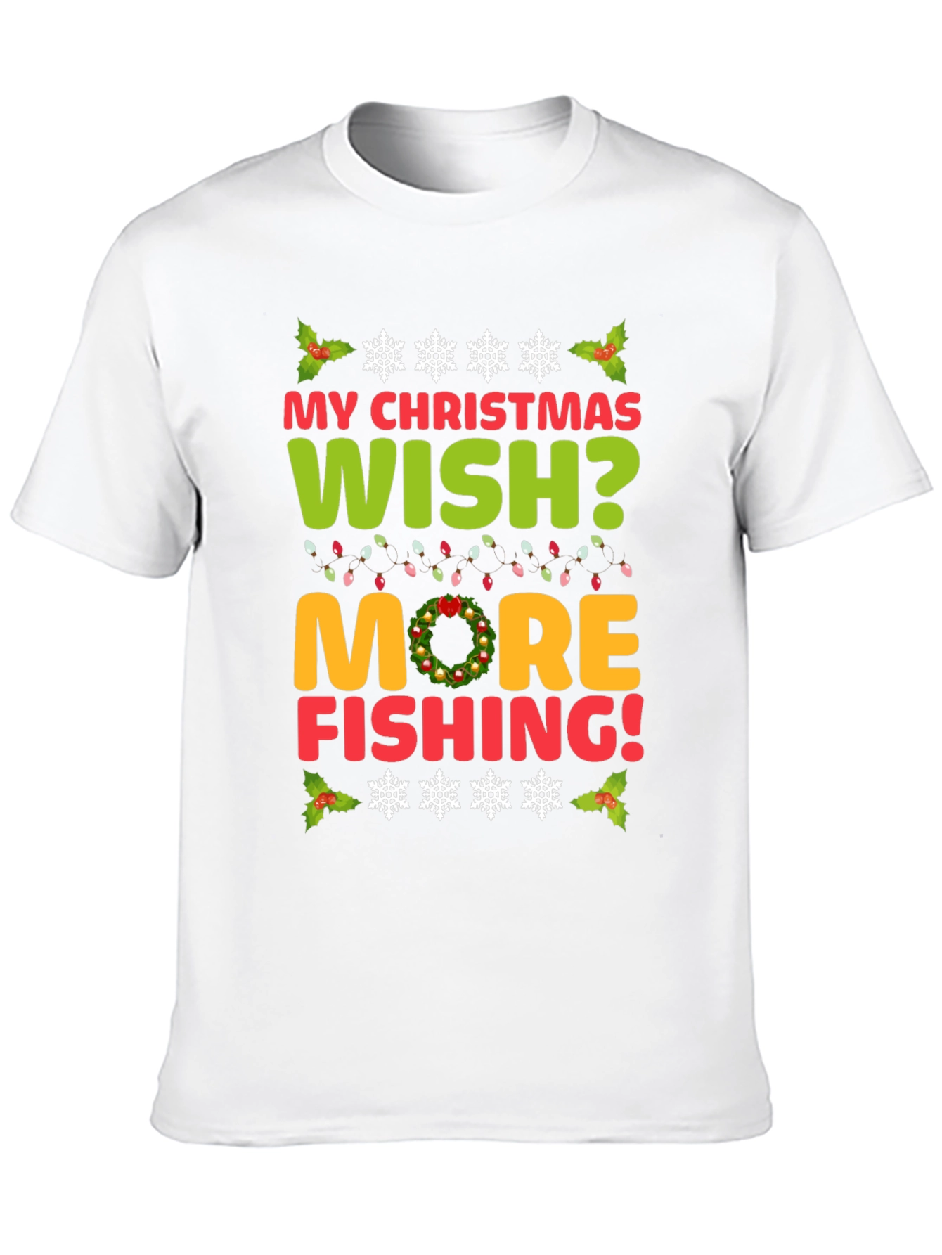 Christmas Wish Fishing T-Shirt
