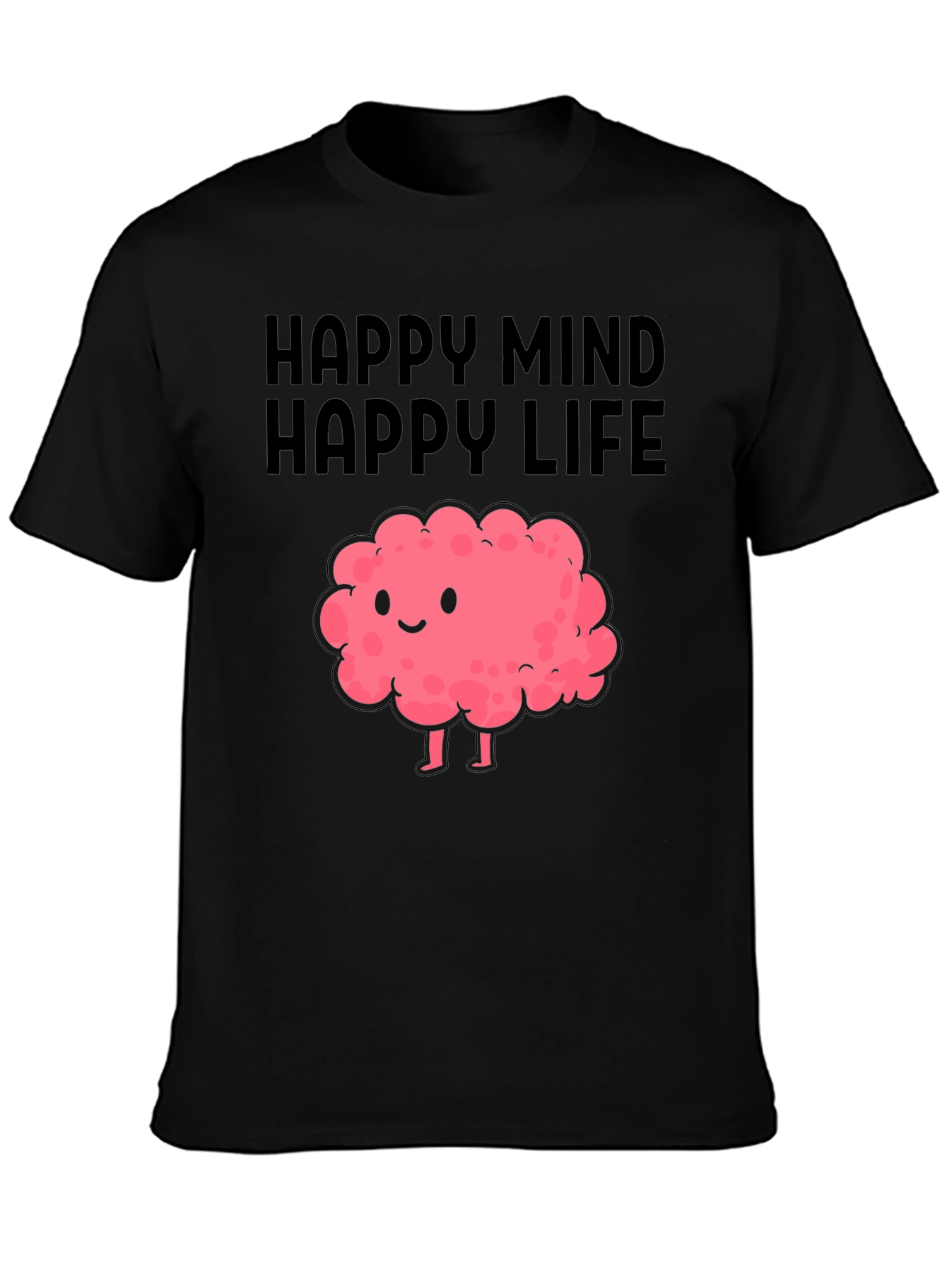 Happy Mind Happy Life Graphic Tee