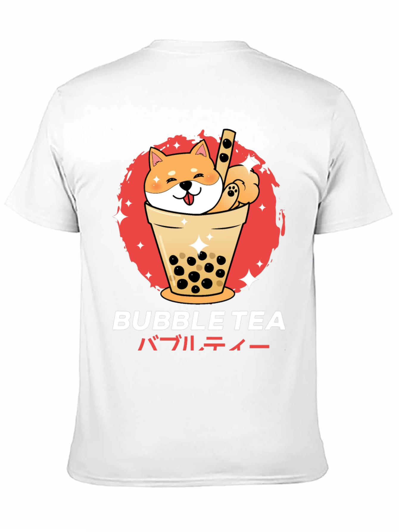 Bubble Tea Shiba Inu Graphic T-Shirt