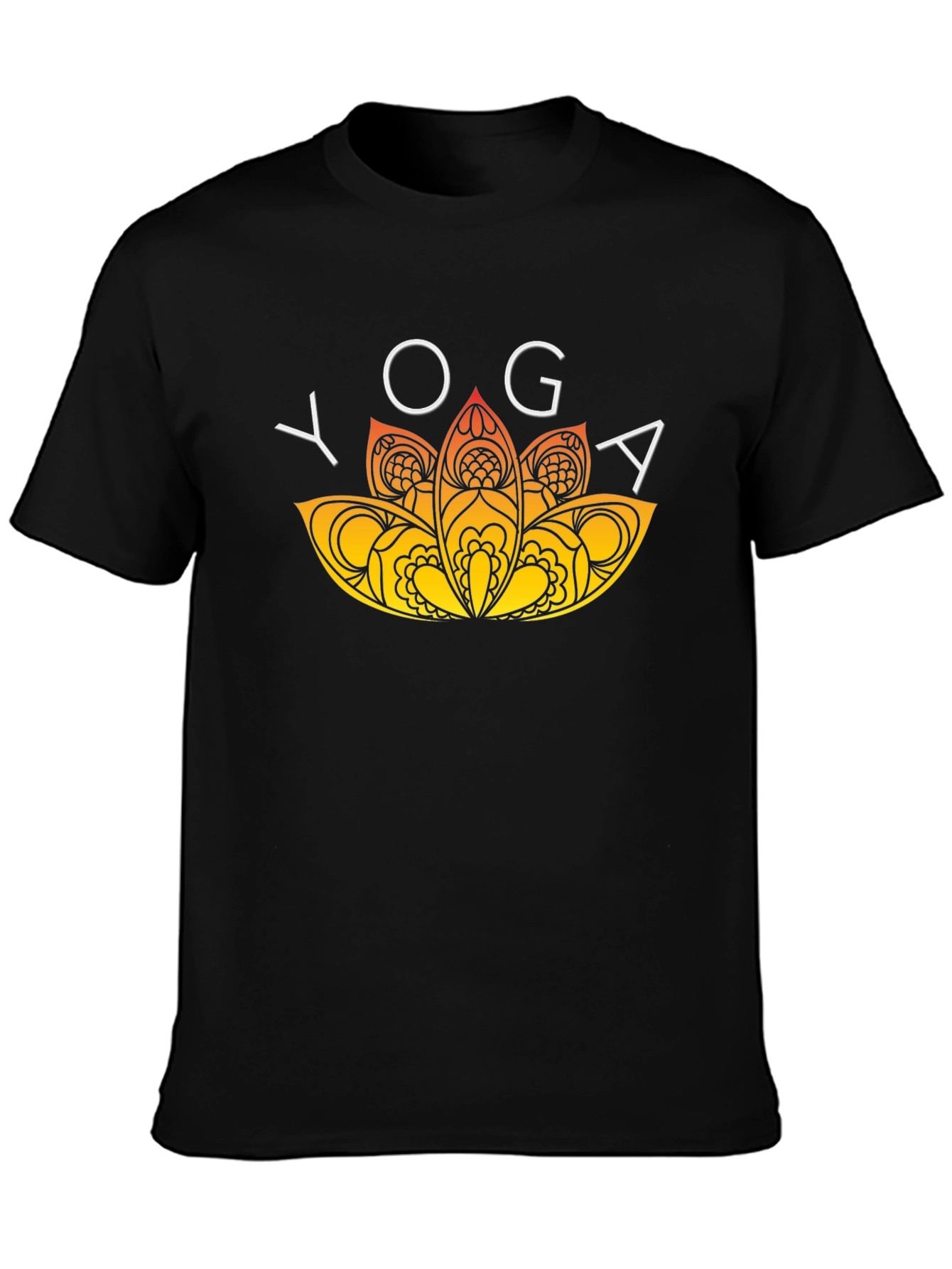 Yoga Lotus Graphic Tee - Relaxed Fit