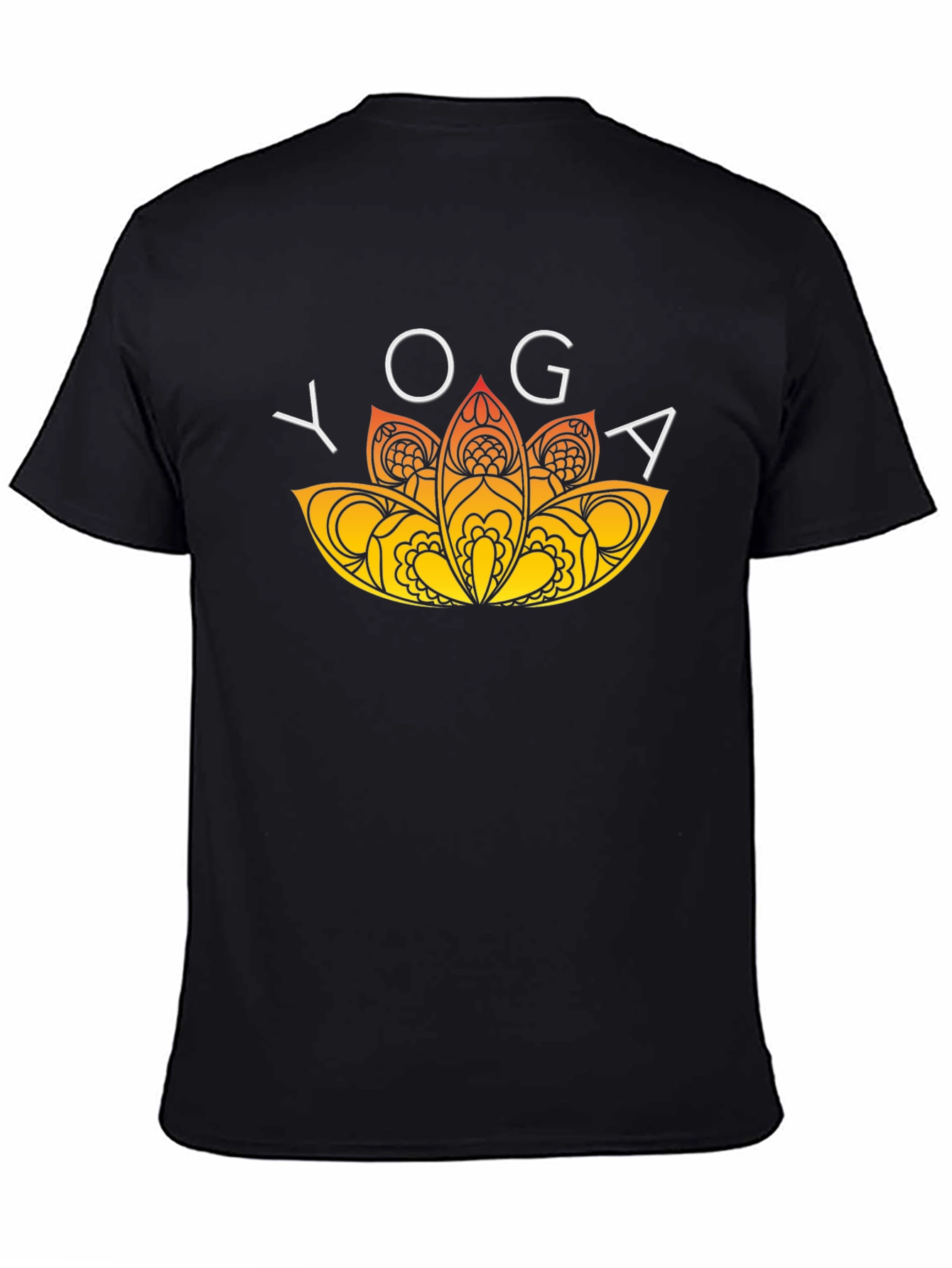 Yoga Lotus Graphic Tee - Relaxed Fit