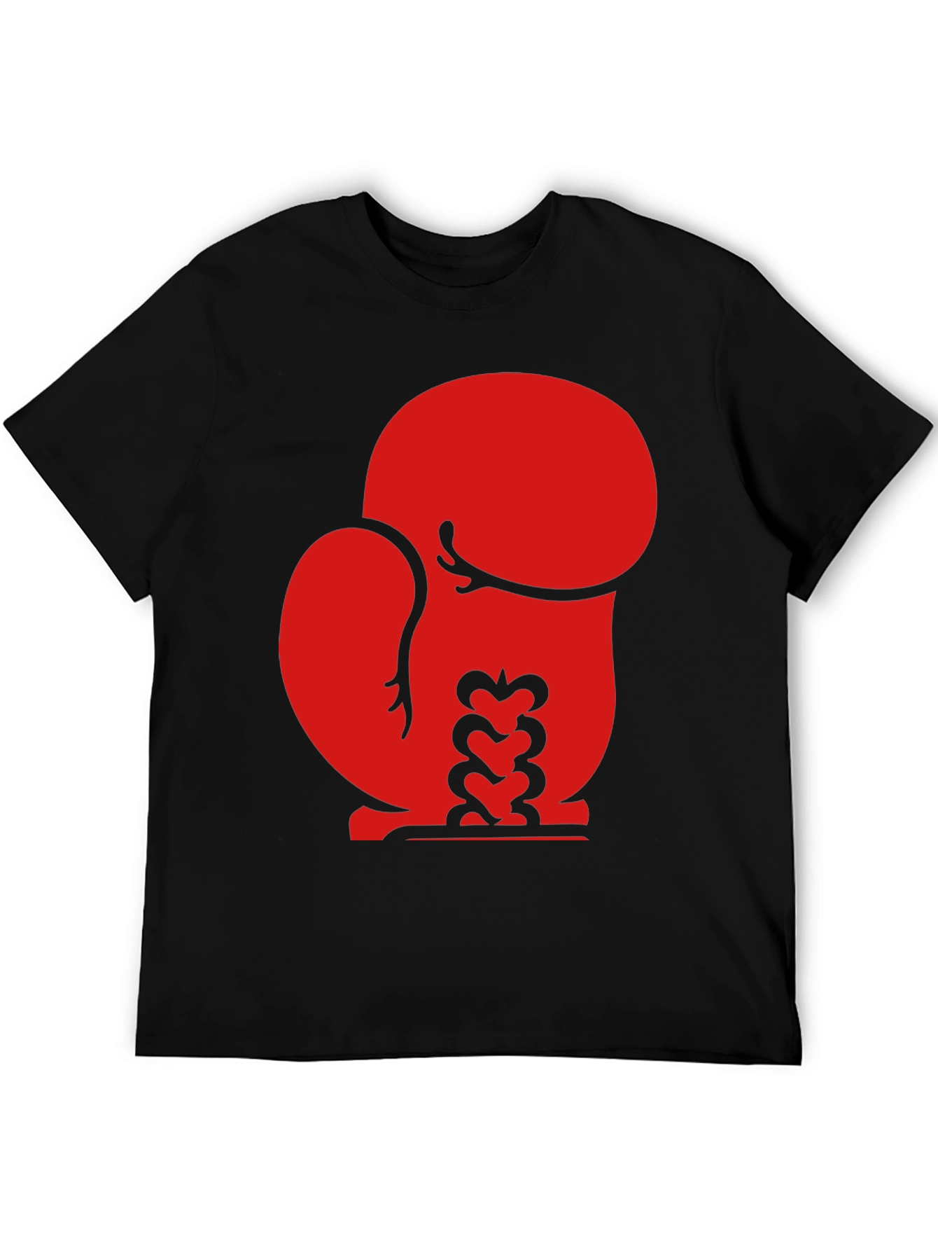 Boxing Glove Graphic T-Shirt - Soft Cotton