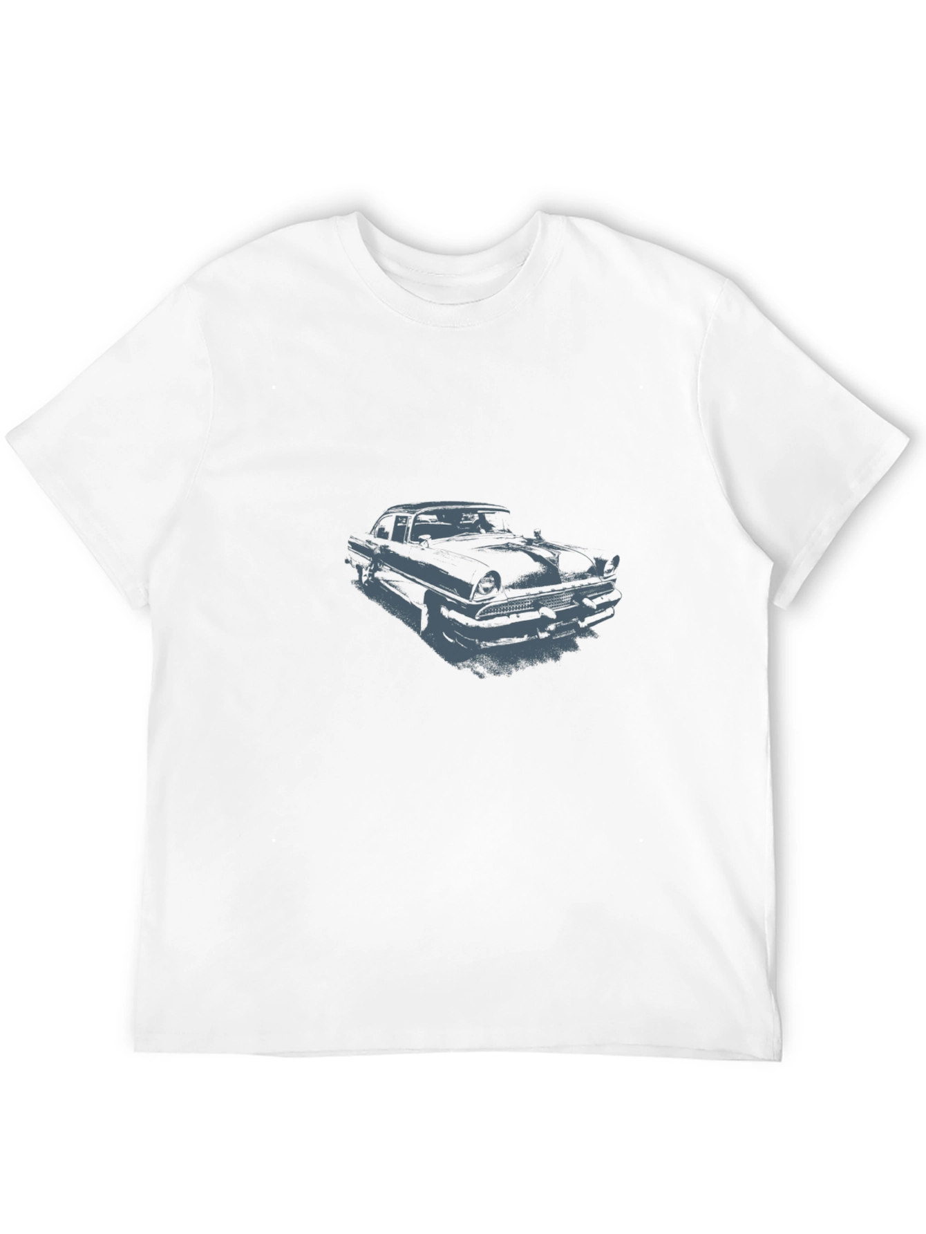 Mens Black Graphic Tee - Unique Design