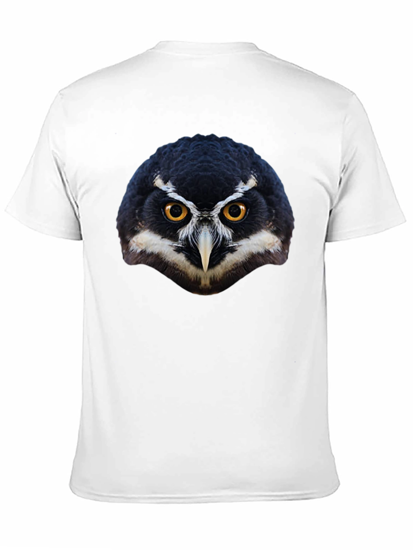 Owl Face Graphic Black T-Shirt