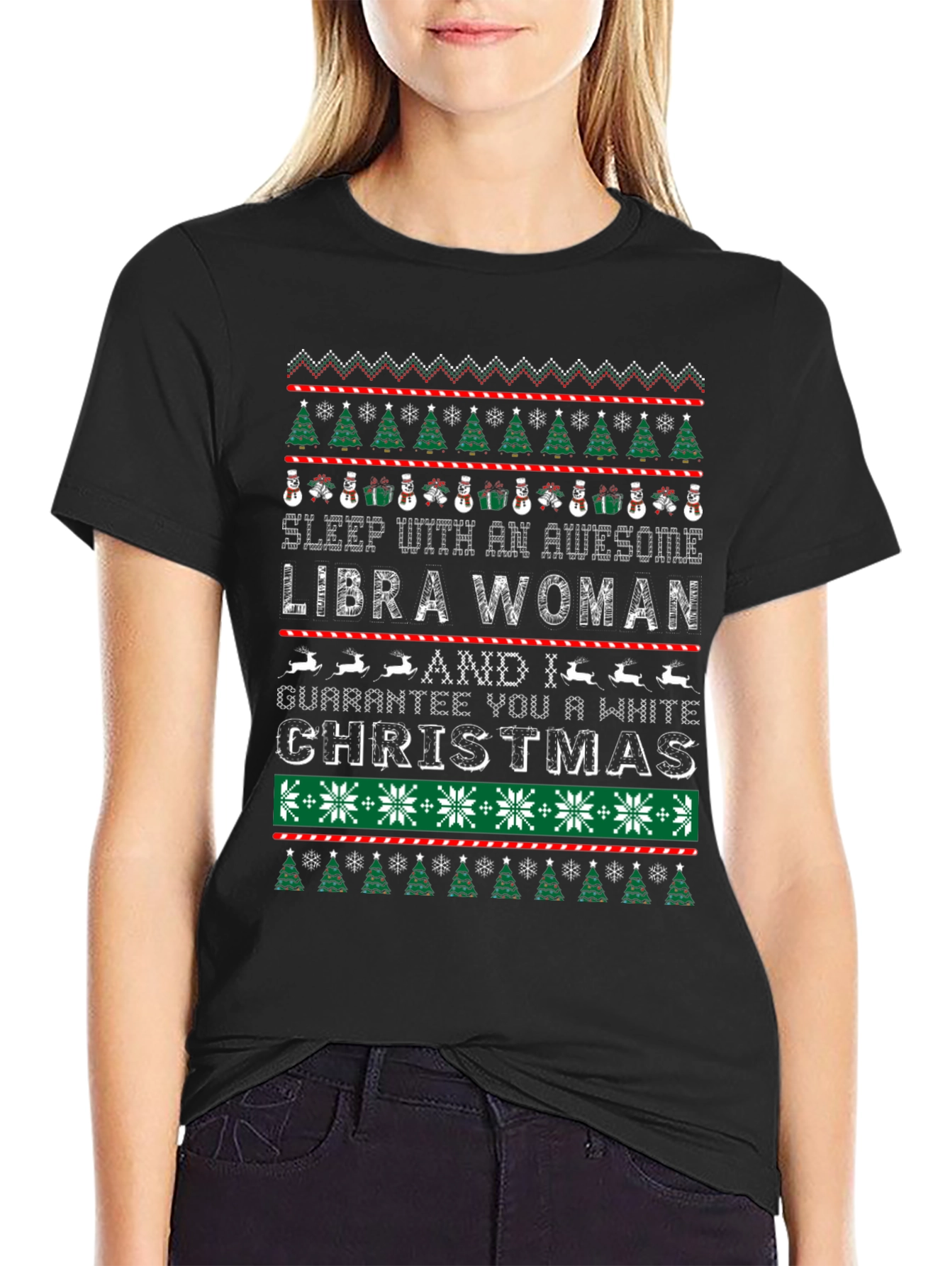 Libra Woman Christmas T-Shirt