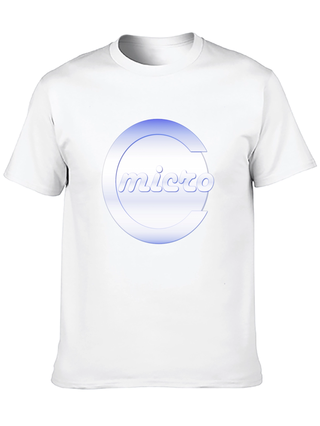 Micro Logo Black T-Shirt - Modern Graphic Tee