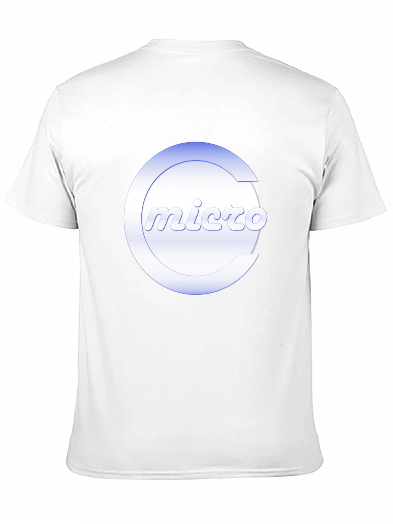 Micro Logo Black T-Shirt - Modern Graphic Tee