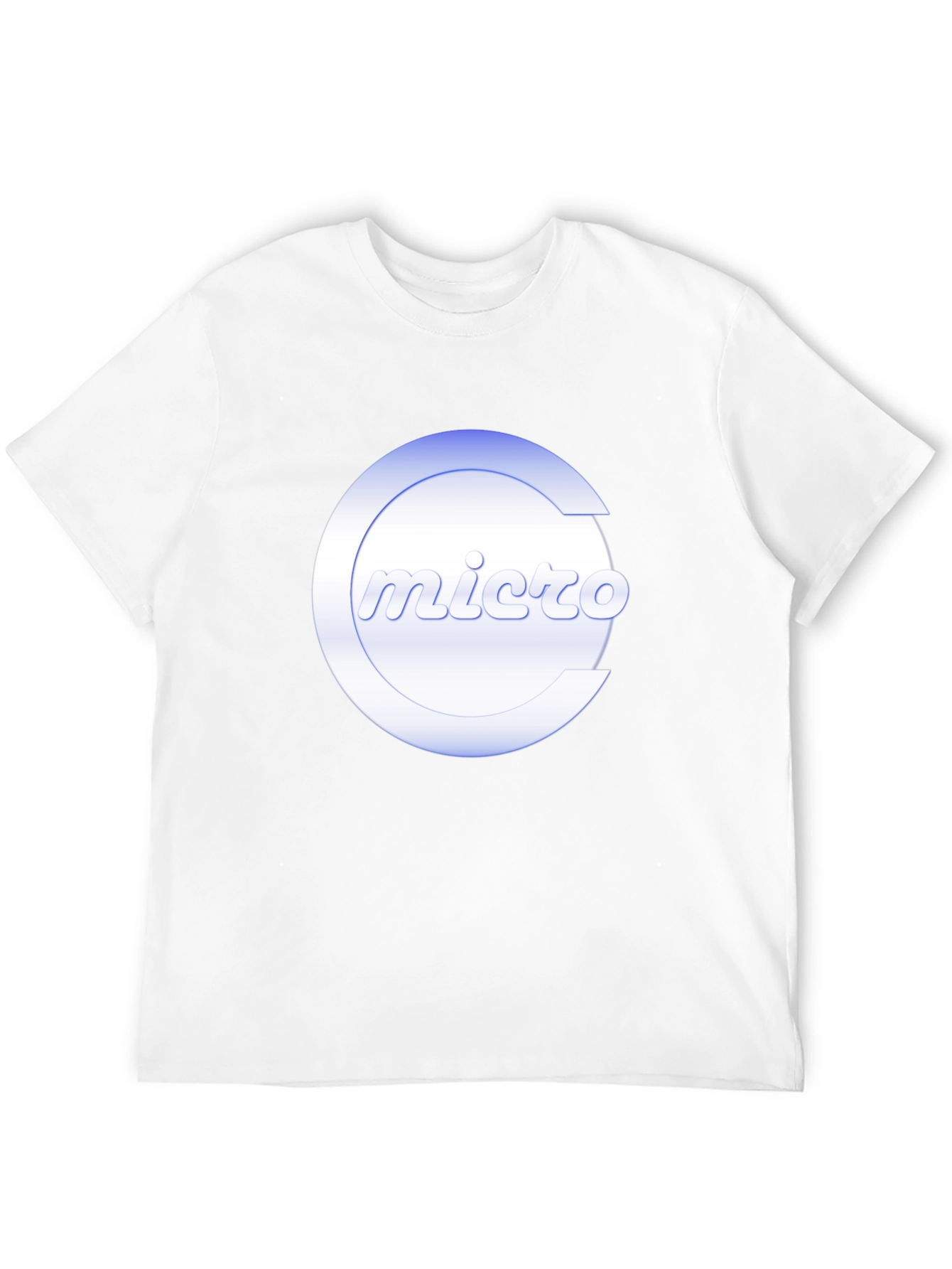 Micro Logo Black T-Shirt - Modern Graphic Tee