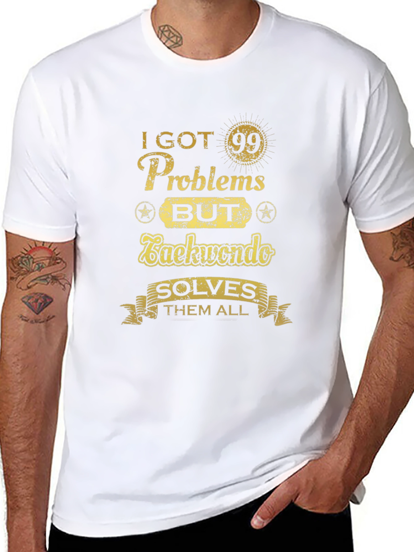 Taekwondo Solves All Problems T-Shirt