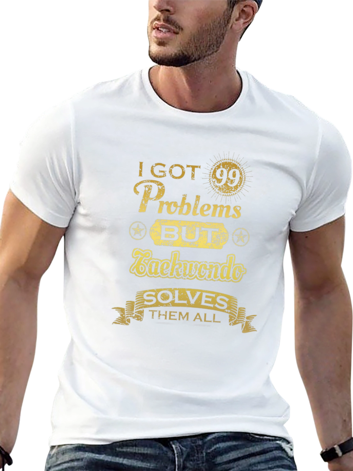 Taekwondo Solves All Problems T-Shirt