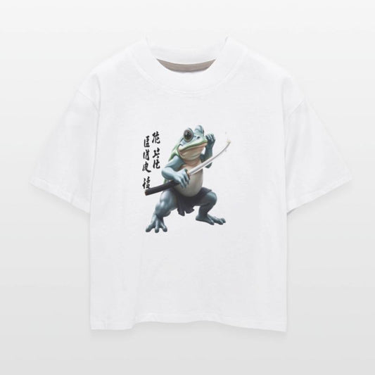 Kawaii Frog Warrior Art Design