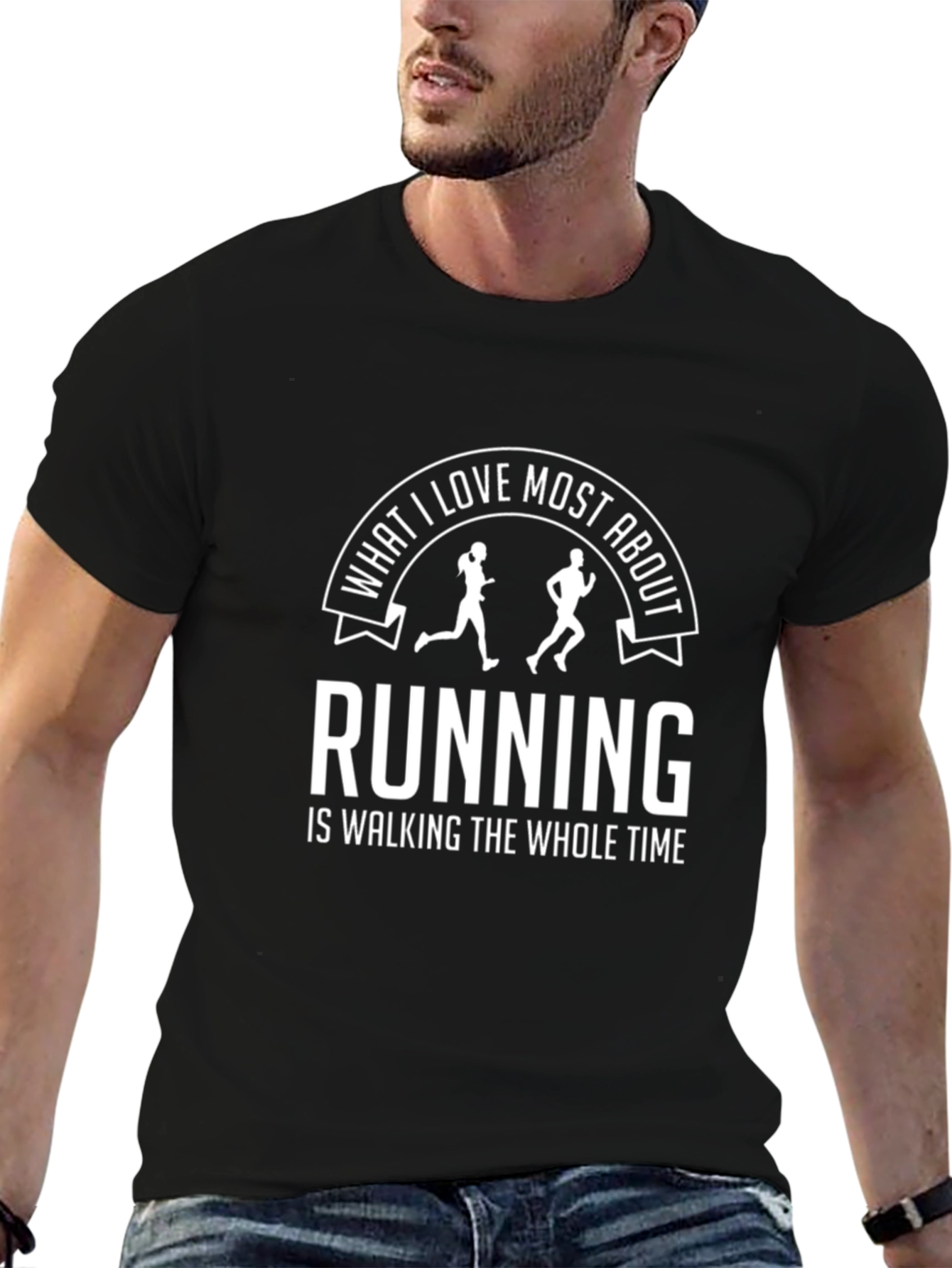 Running Is Walking T-Shirt - Funny Sarcastic Tee